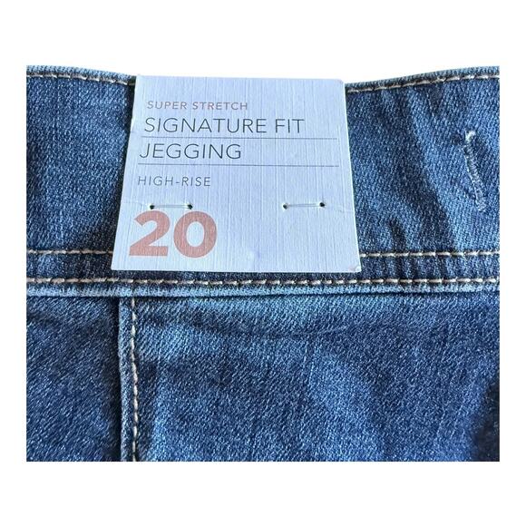 Lane Bryant Signature Fit Jegging High Rise Studded Super Stretch Jeans Size 20 - Picture 7 of 12